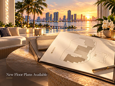 619 Brickell Residences Nobu new floor plans with residence layouts