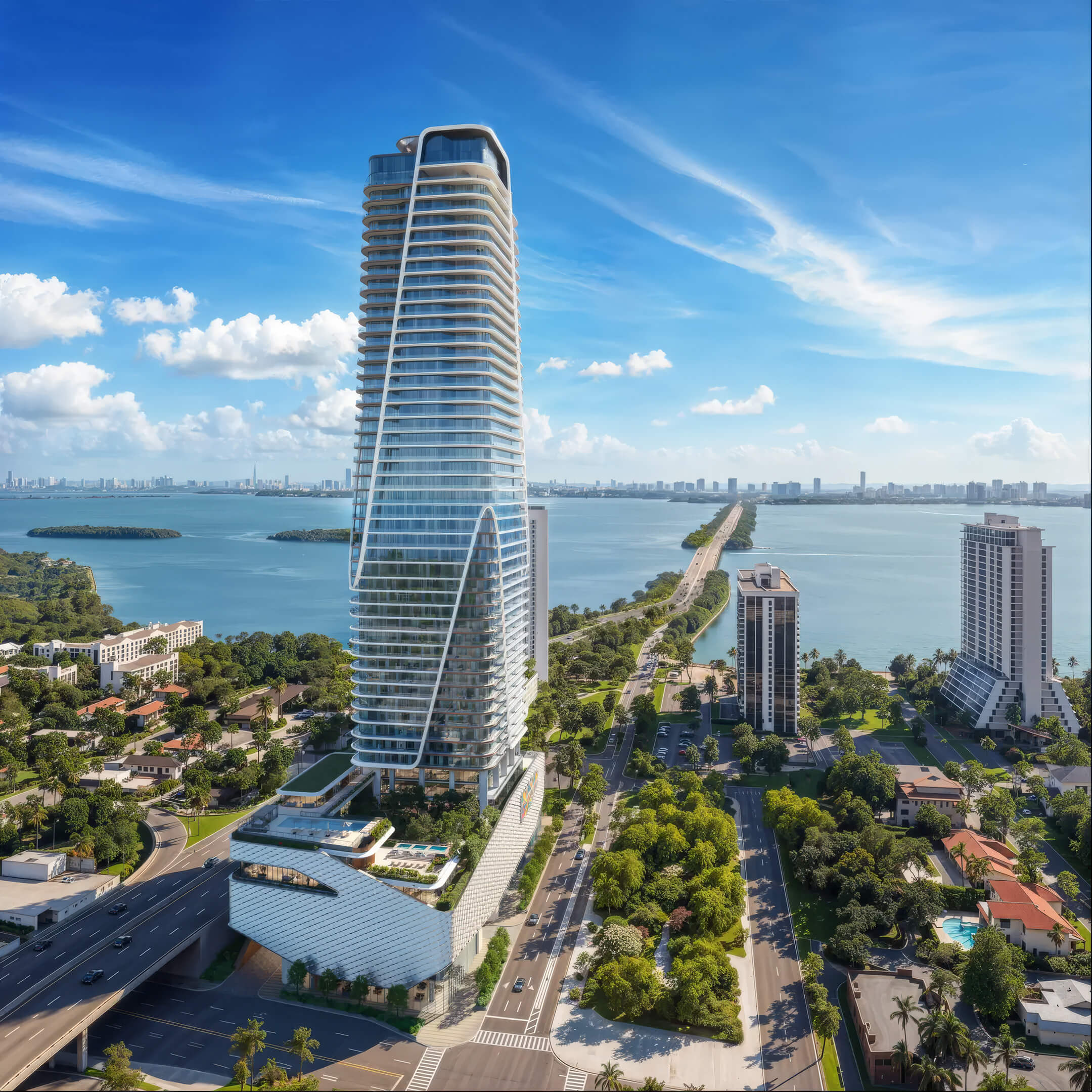 Anantara Resort & Residences luxury tower with bay views and modern high-rise architecture