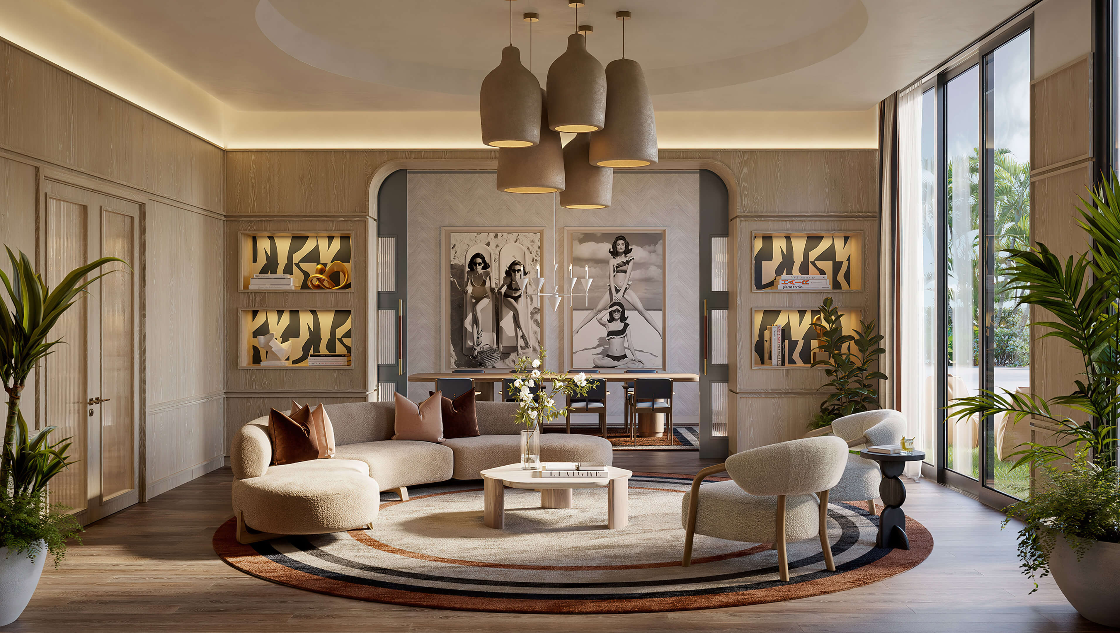 Icon Beach Residences peaceful reading and library space