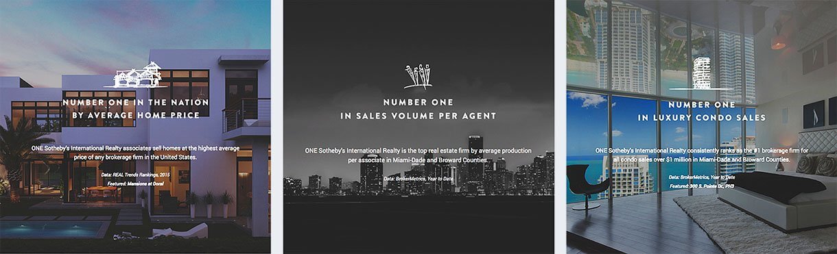 Number One: Average Home Price, Sales Volume per Agent, Luxury Condo Sale